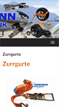 Mobile Screenshot of ef-zurrgurte.de